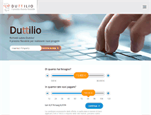 Tablet Screenshot of duttilio.it